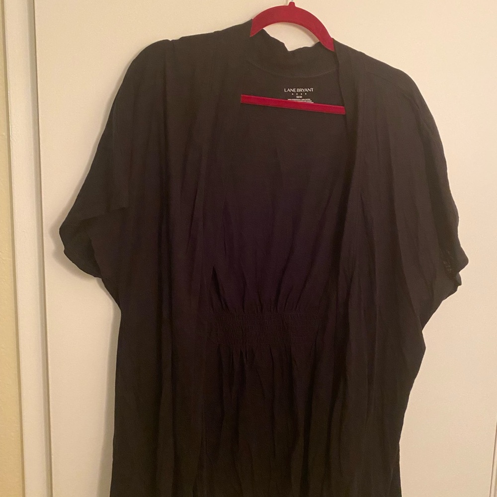 Lane Bryant Charcoal Gray Top